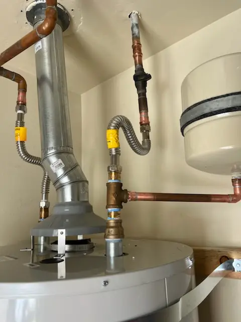 Water heater installation and plumbing repair in Rivermont